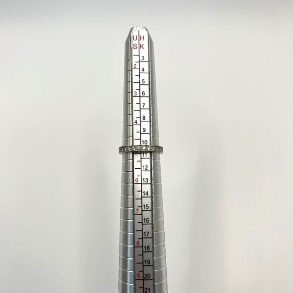 B. Tiff New York Eternity Ring Stackable Band Stainless Steel Size 5 - Picture 9 of 10